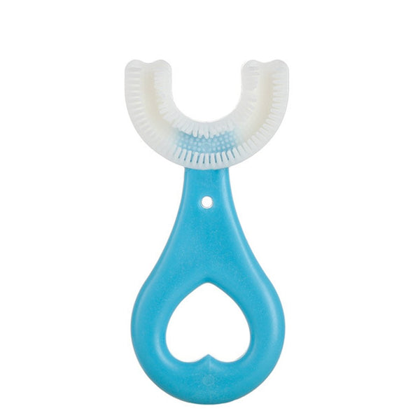 U shaped toothbrush - فرشاة السيليكون للاطفال - Shopzz