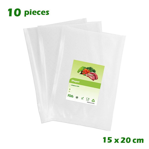 15x20 cm vacuum sealing bags ( 10 pieces ) - اكياس السحب - Shopzz