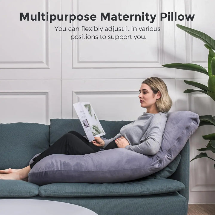 U Shaped Pregnancy Pillow  -  Uوسادة الحمل على شكل Shopzz