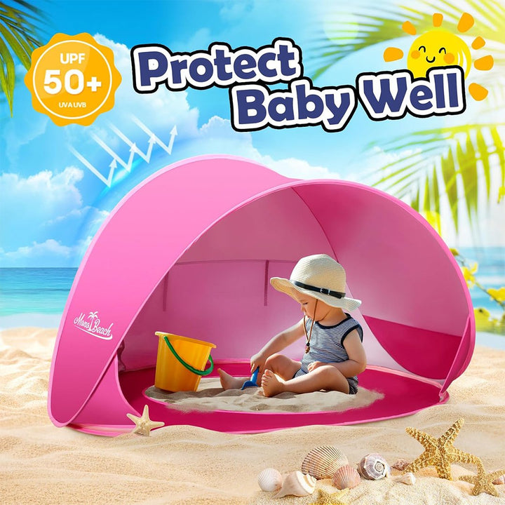 Beach tent pink - مظلة البحر - Shopzz