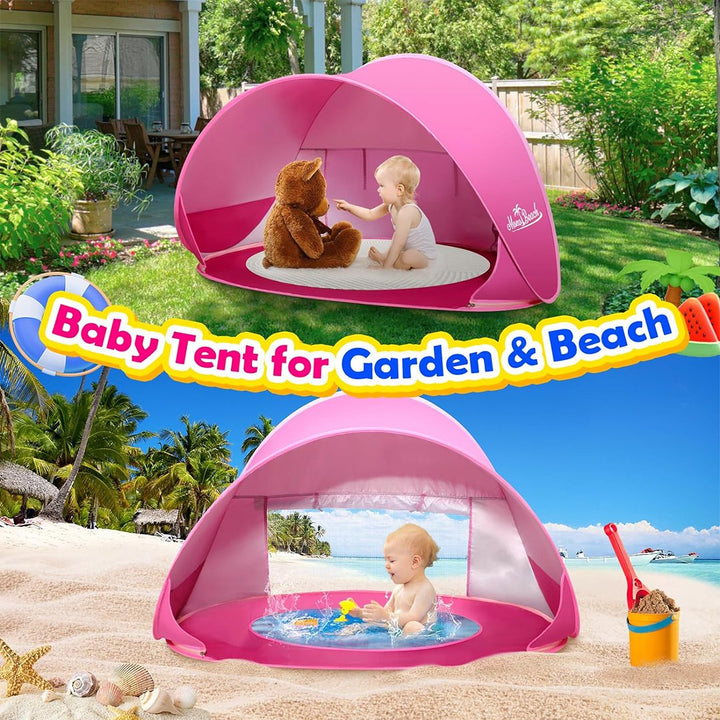 Beach tent pink - مظلة البحر - Shopzz