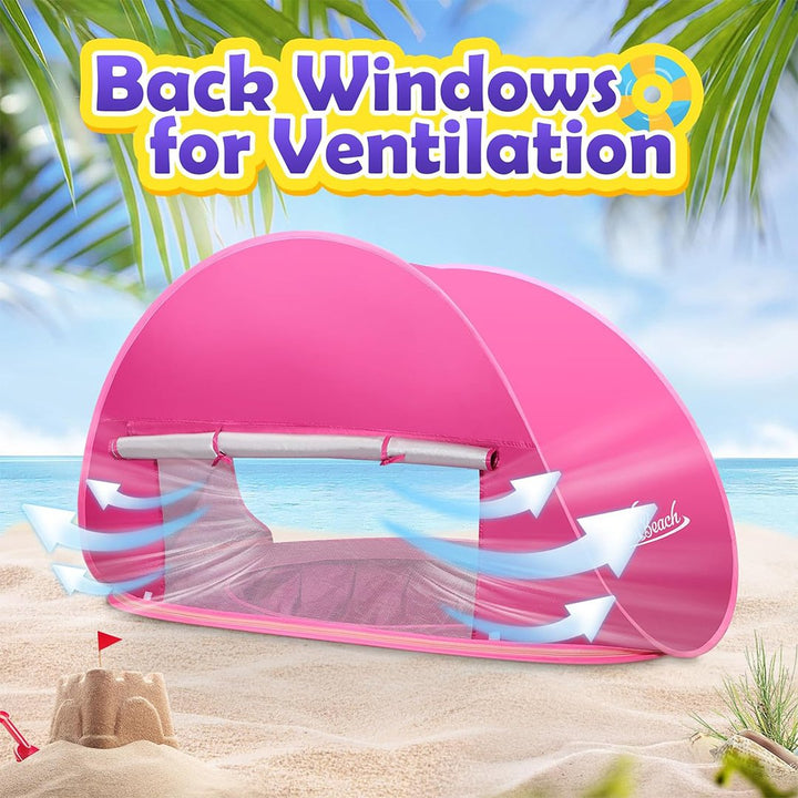 Beach tent pink - مظلة البحر - Shopzz