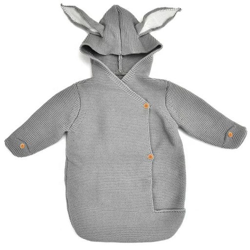 Gray Baby bunny Romper - Shopzz