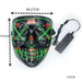 Green led mask - Shopzz