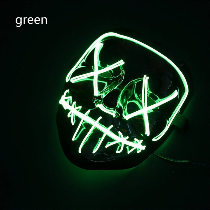 Green led mask - Shopzz