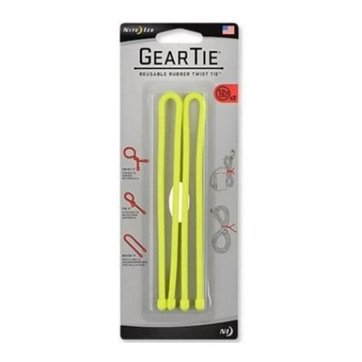 NiteIze Gear Tie® Reusable Rubber Twist Tie 18 in. - 2 Pack - حبل متعدد الاستخدامات - Shopzz
