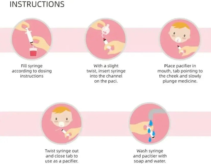 Pacifier Syringe Medicine Feeder Kit - مجموعة تغذية الدواء للرضع - Shopzz