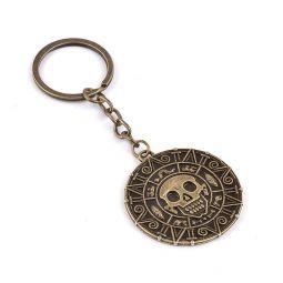 Pirates of the Caribbean Coin Keychain - Shopzz