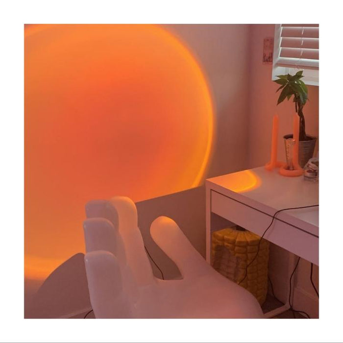 Sunset Aura Adjustable Floor Standing Light, Lamp - مصباح غروب الشمس - Shopzz