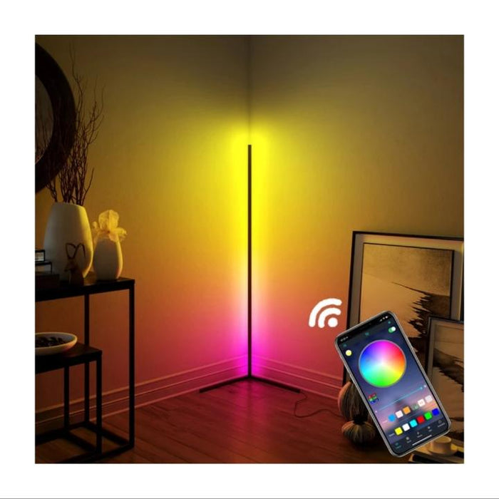 Minimalist Colorful Alexa App Control Corner LED Floor Lamps - مصابيح للزاويه - Shopzz